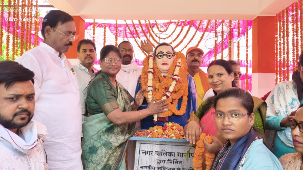 भाजपा ने मनाई डॉ. अम्बेडकर जयंती