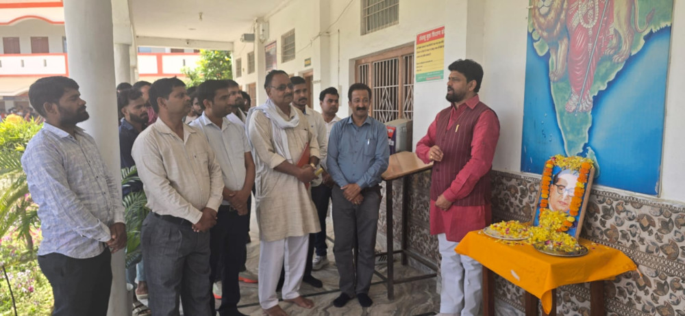 सत्यदेव डिग्री कॉलेज में अंबेडकर जयंती मनाई गई