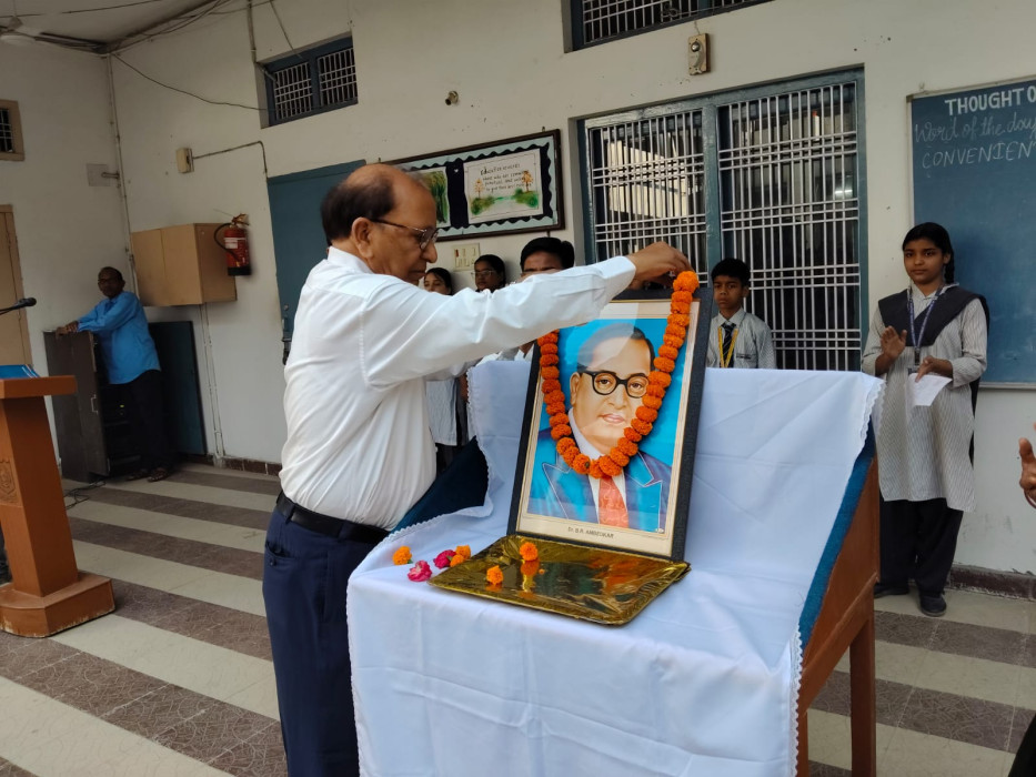 अंबेडकर जयंती शाह फ़ैज़ पब्लिक स्कूल गाजीपुर में धूमधाम से मनाई गई