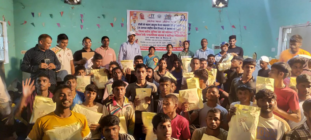 राष्ट्रीय खेल दिवस पर गाजीपुर में खेल प्रतियोगिताओं का आयोजन, नेहरू स्टेडियम की बालिकाओं ने जीता खो-खो खिताब